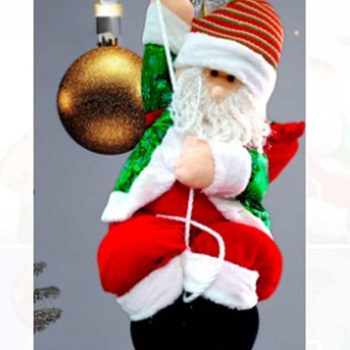 GENERICO - Papa Noel Colgante Musical GRANDE A1DE CALIDAD