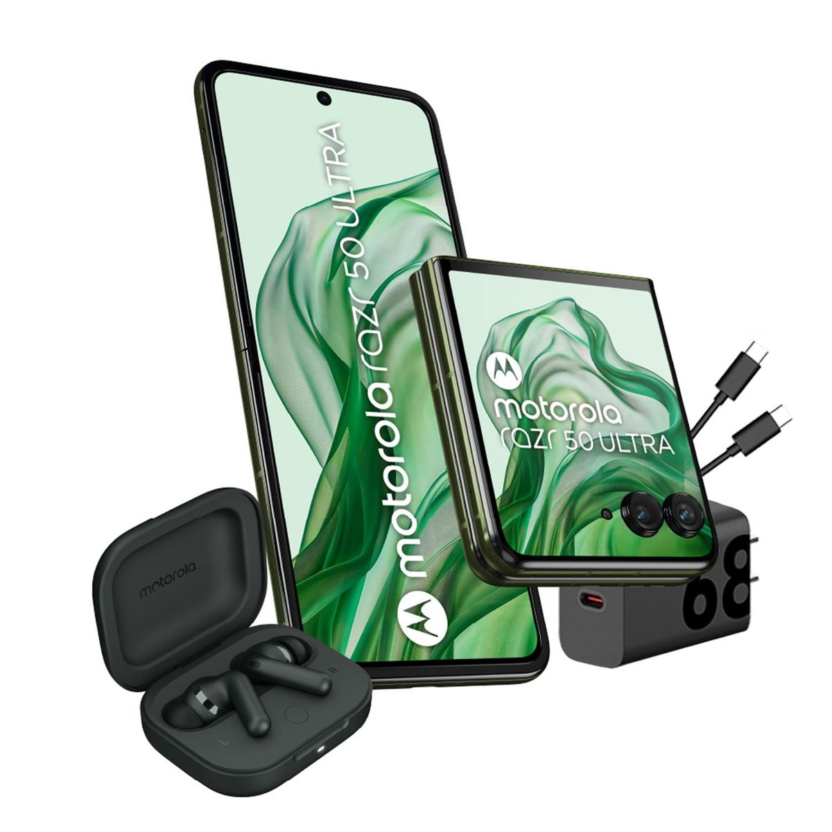 MOTOROLA - Moto Razr 50 Ultra 12+512 Verde + Moto Buds