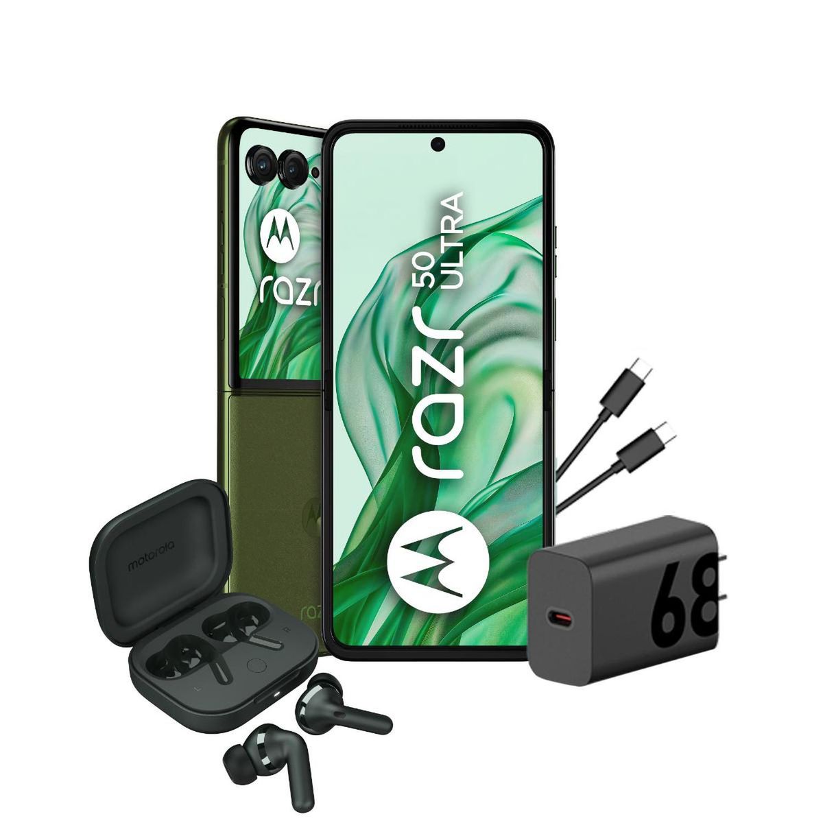 MOTOROLA - Moto Razr 50 Ultra 12+512 Verde + Moto Buds