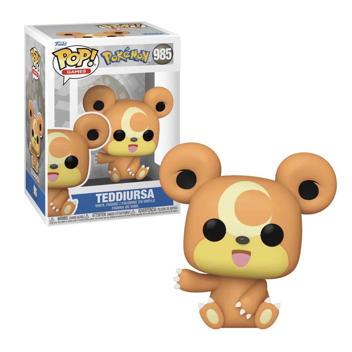 FUNKO - Teddiursa Funko Pop 985 Pokemon Original