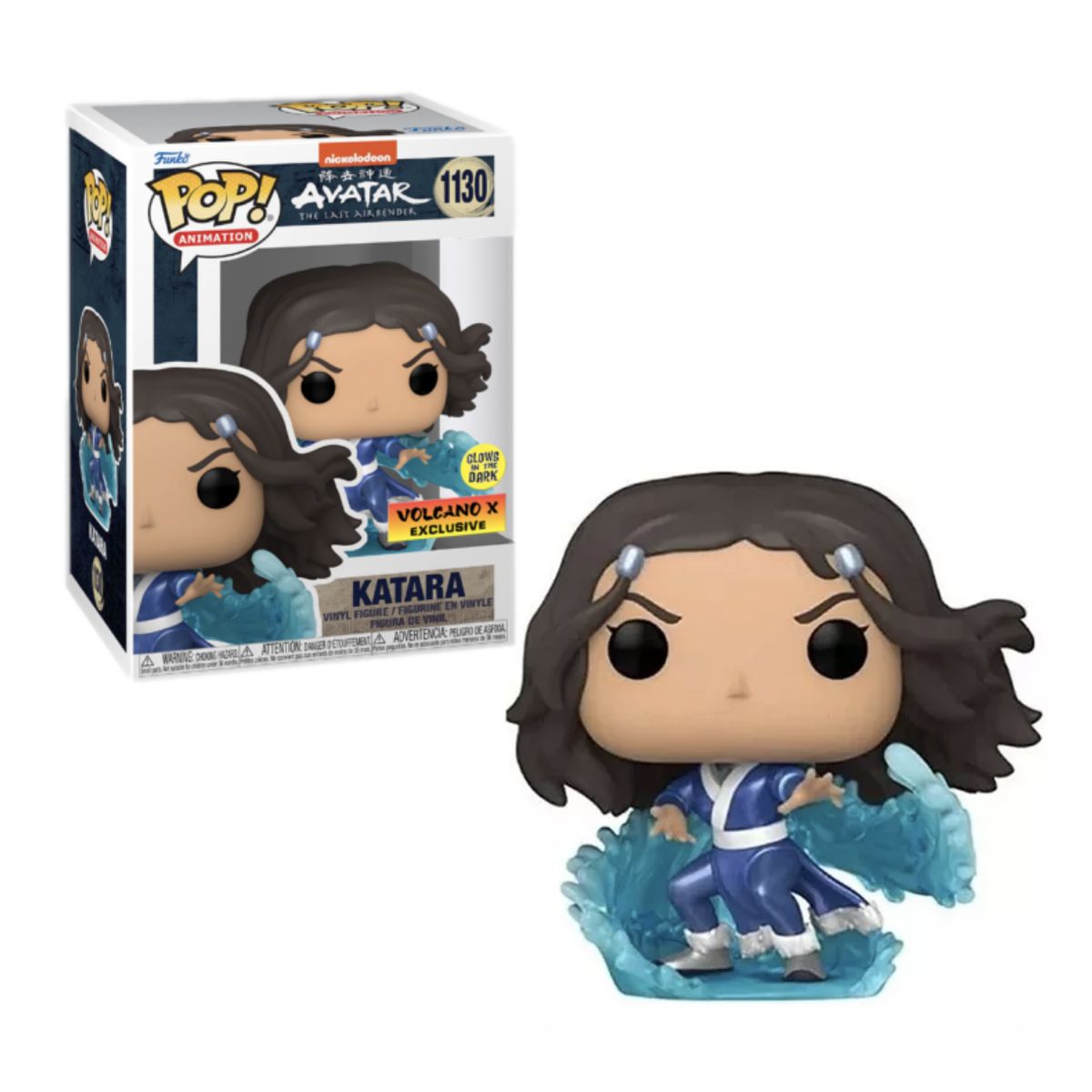 FUNKO - Katara Glow Funko Pop 1130 Avatar Exclusivo Volcano