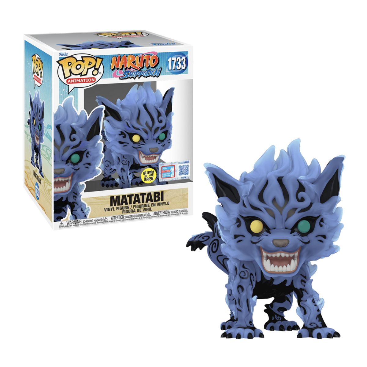 FUNKO - Matatabi Funko Pop 1733 Naruto Shippuden Glow Exclusivo