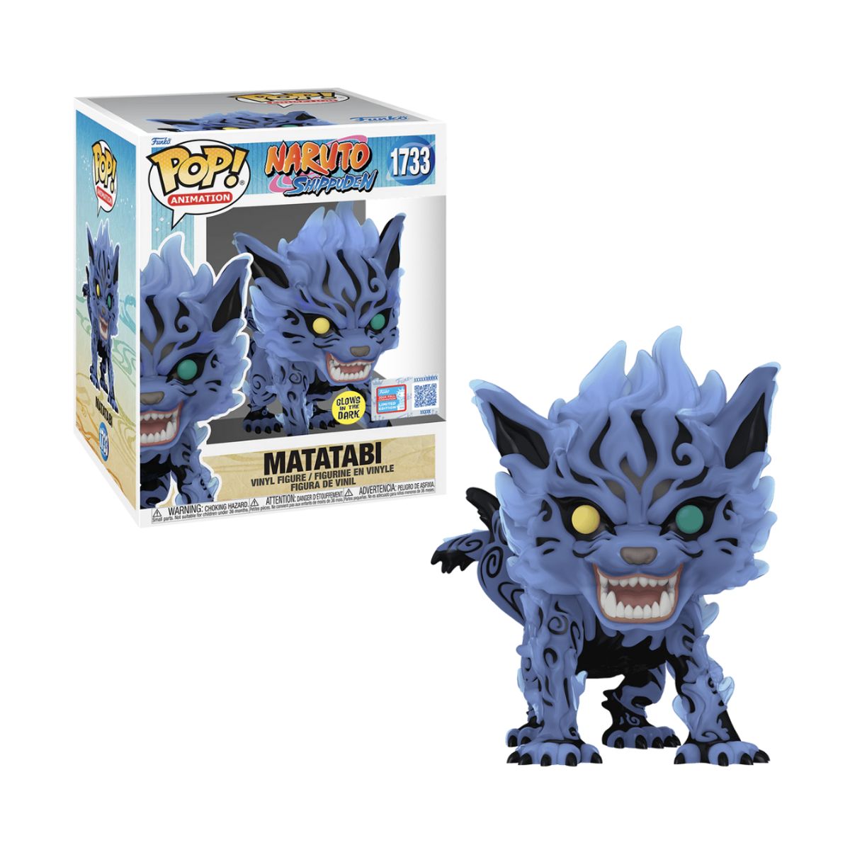 FUNKO - Matatabi Funko Pop 1733 Naruto Shippuden Glow Exclusivo