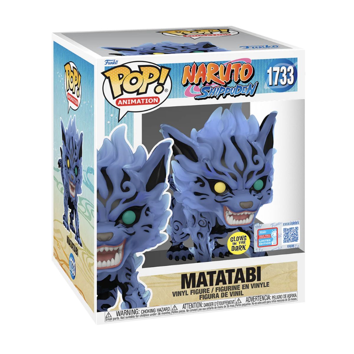 FUNKO - Matatabi Funko Pop 1733 Naruto Shippuden Glow Exclusivo