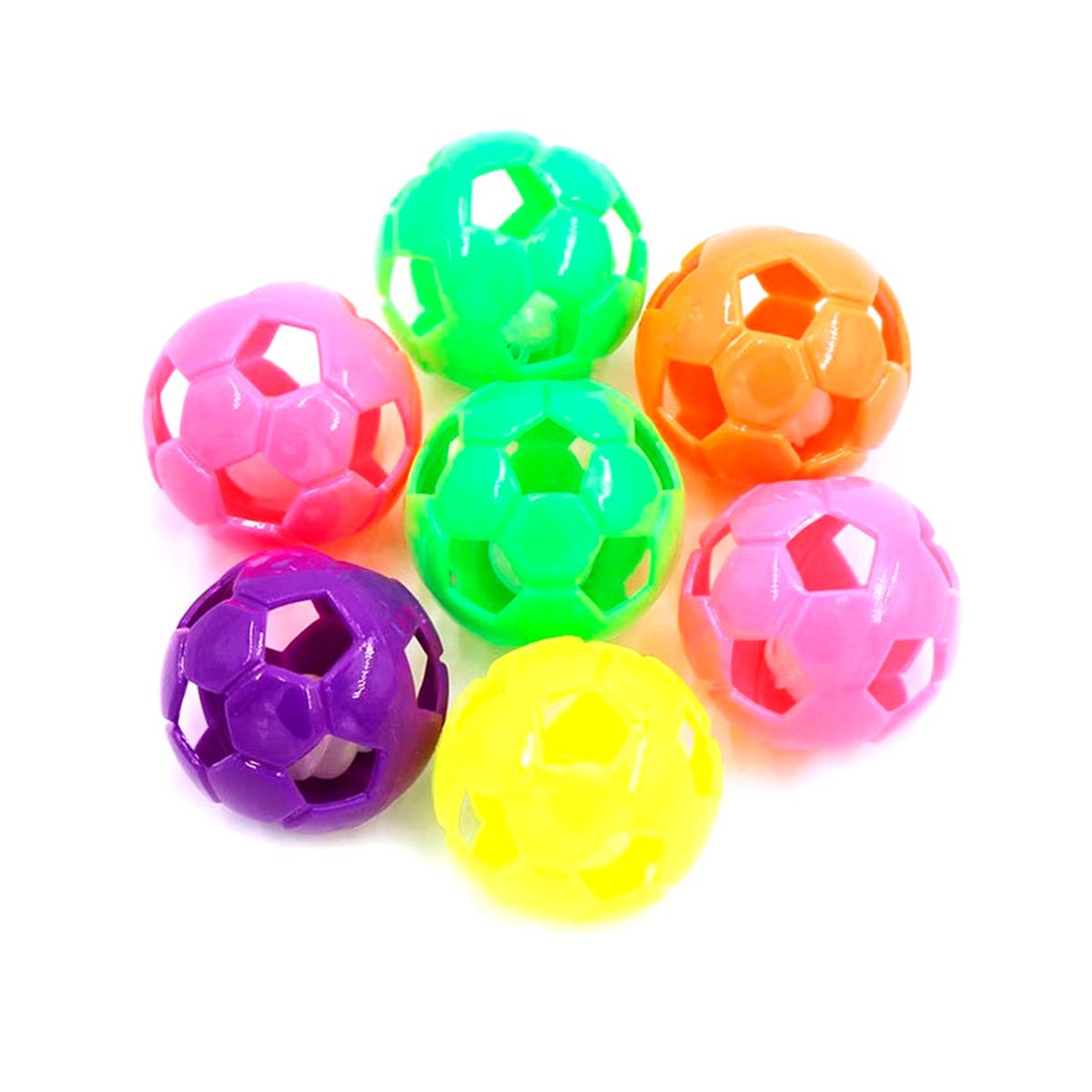 MARCA - Juguete de Pelota Fútbol para Gato 2 Unidades  3.8cm