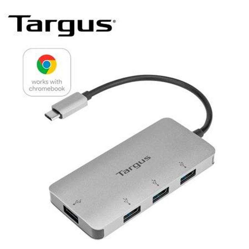 TARGUS - HUB USB-C TARGUS 4-PORT USB-A 3.0 GRAY