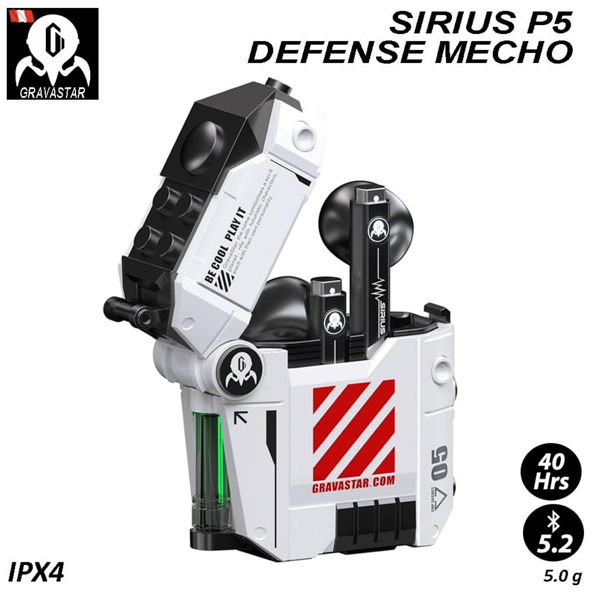 GRAVASTAR - Gravastar Sirius P5 - Earbuds Bluetooth