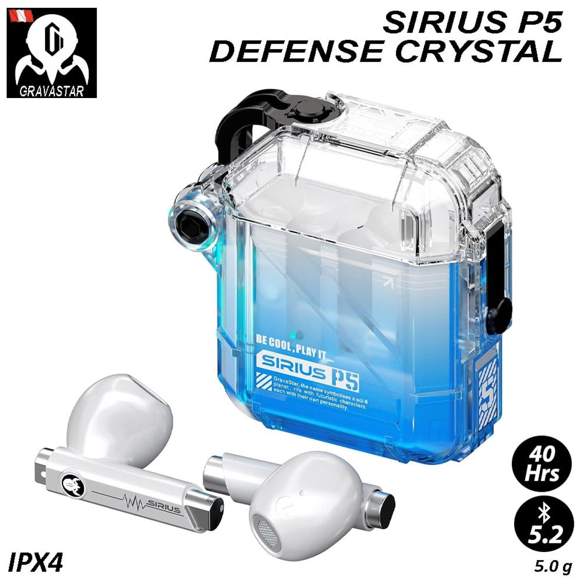 GRAVASTAR - Gravastar Sirius P5 - Earbuds Bluetooth