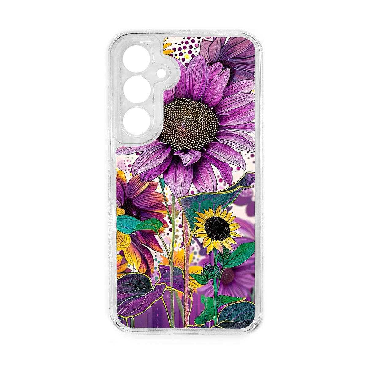 GENERICO - Funda Protector Case 360 Para SAMSUNG A55 - Transparente