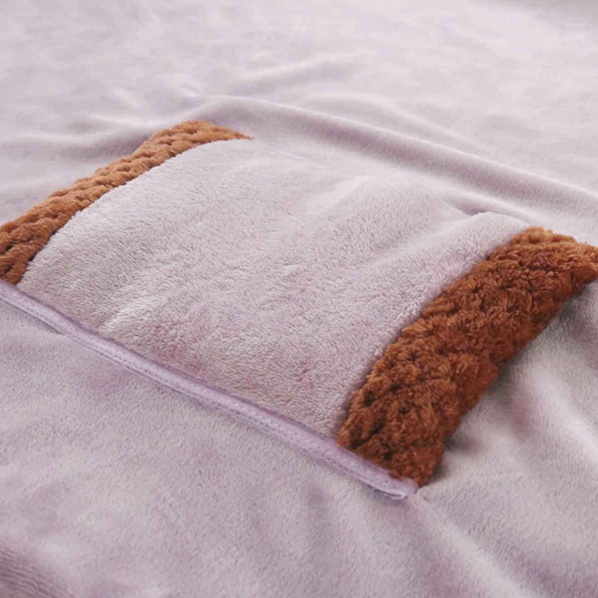 GENERICO - Manta eléctrica con calefacción por USB Color Lila