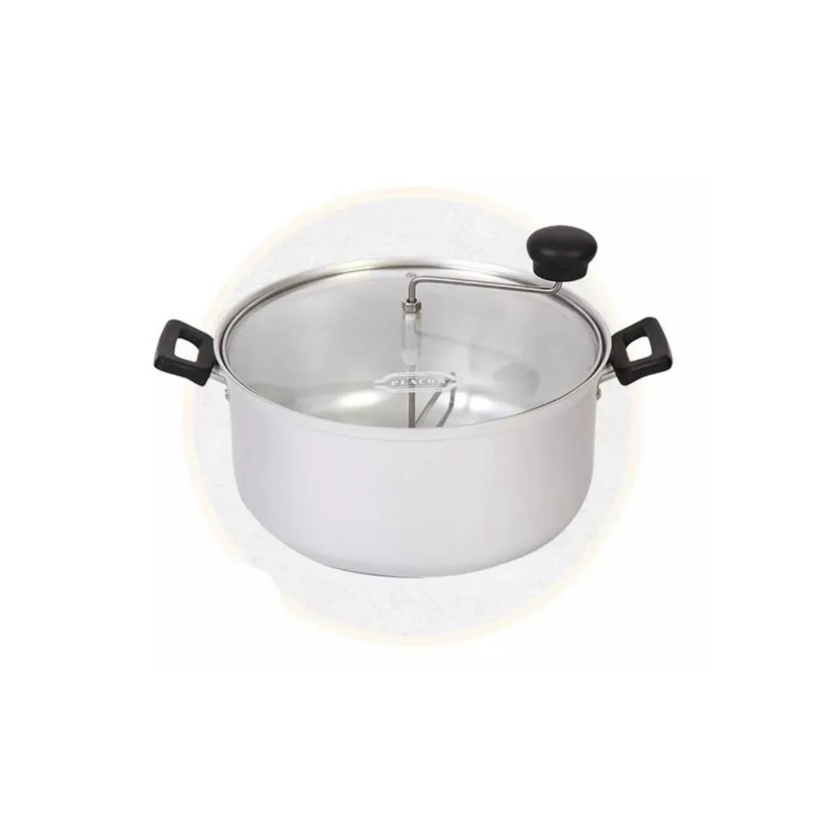 GENERICO - Olla Tostadora Porcorn Cancha Mani AluAnodizado 26cm