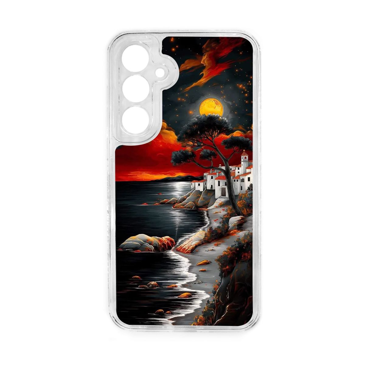 GENERICO - Funda Protector Case 360 Para SAMSUNG A55 - Transparente