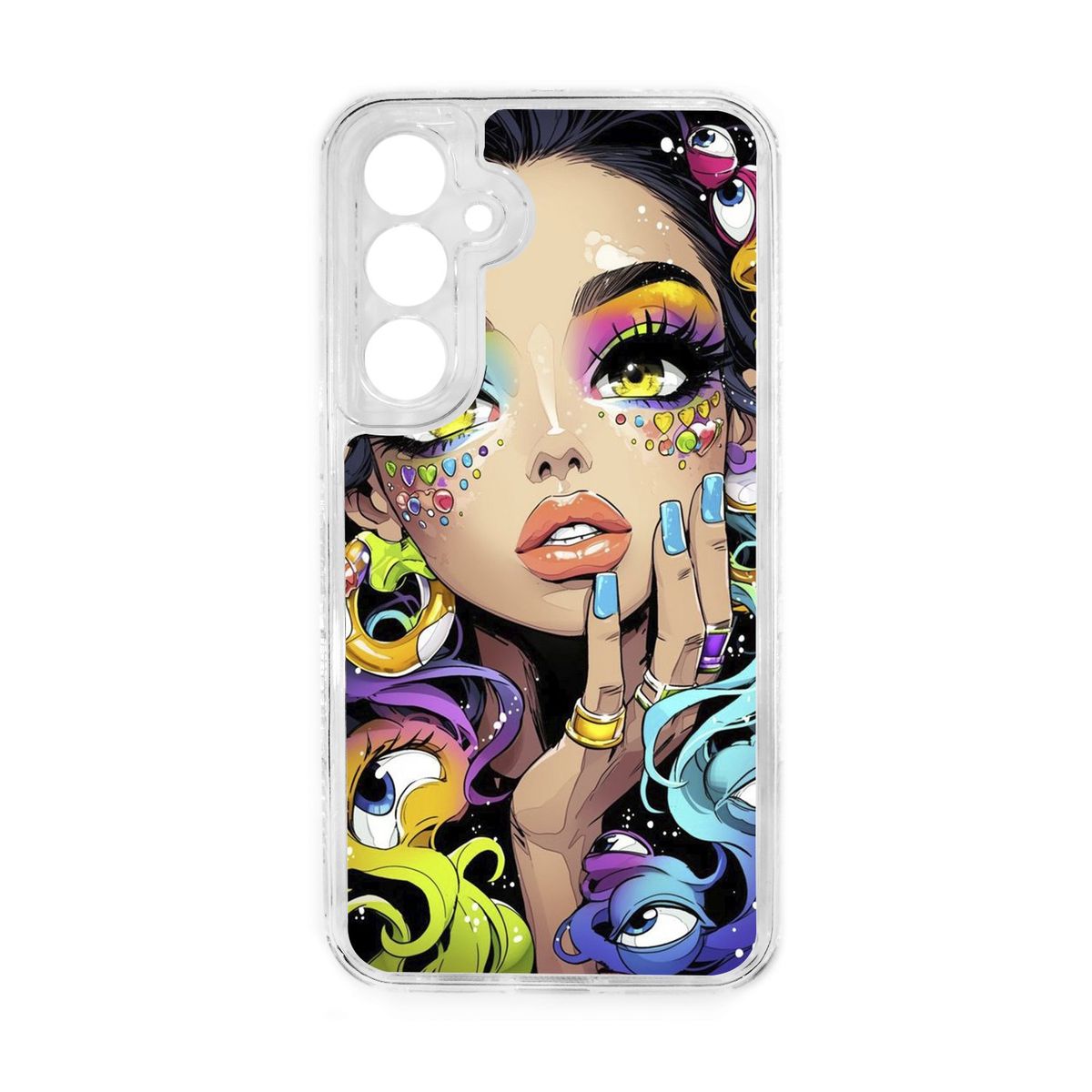 GENERICO - Funda Protector Case 360 Para SAMSUNG A55 - Transparente