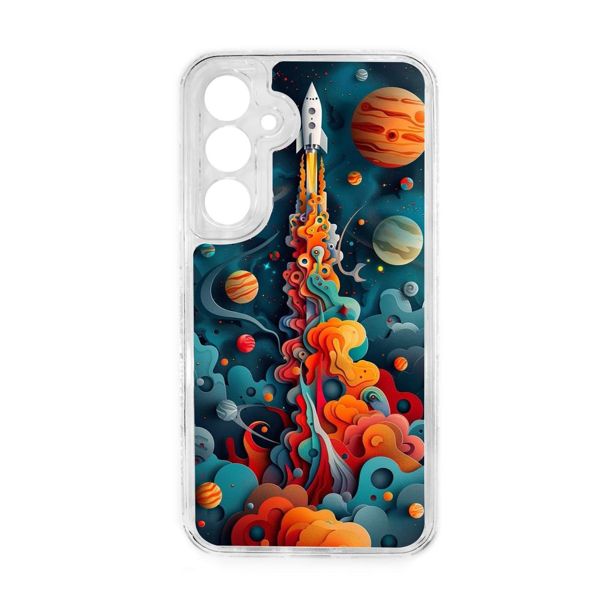 GENERICO - Funda Protector Case 360 Para SAMSUNG A55 - Transparente