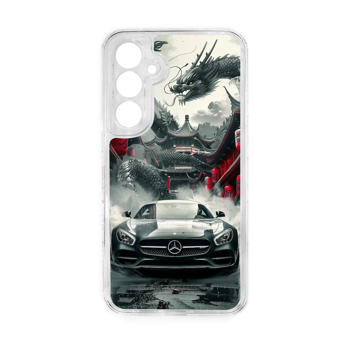 GENERICO - Funda Protector Case 360 Para SAMSUNG A55 - Transparente