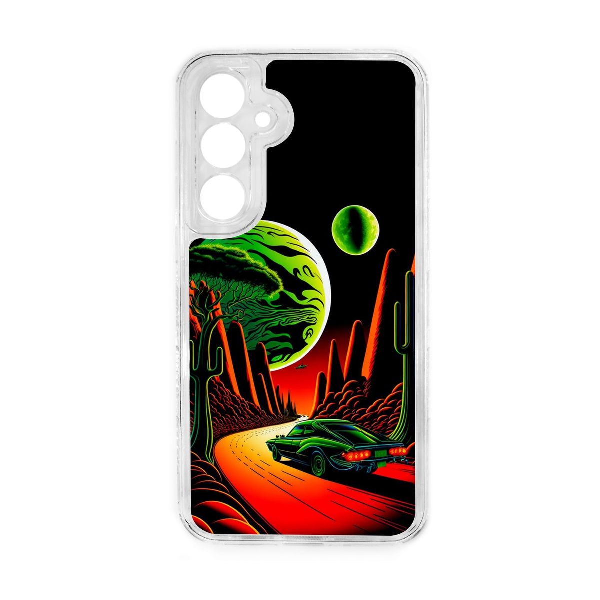 GENERICO - Funda Protector Case 360 Para SAMSUNG A55 - Transparente