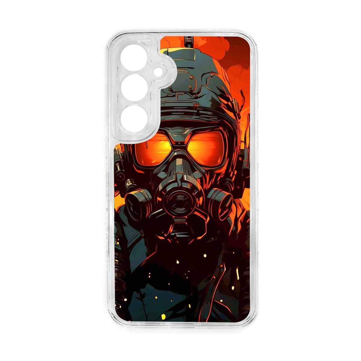 GENERICO - Funda Protector Case 360 Para SAMSUNG A55 - Transparente