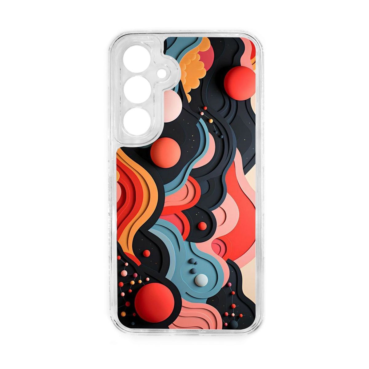 GENERICO - Funda Protector Case 360 Para SAMSUNG A55 - Transparente