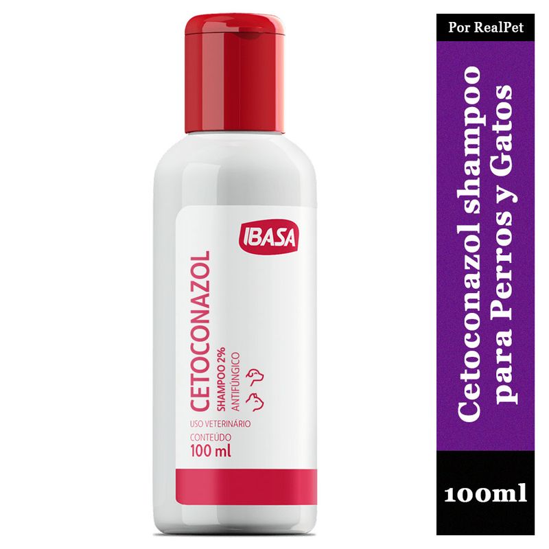 MARCA - Shampoo Cetoconazol Antimicótico 2% Ibasa Gato y Perro 100ml