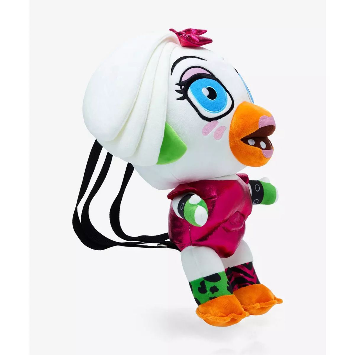 BIOWORLD - Peluche Glamrock Chica y minimochila- Five Nights At Freddys