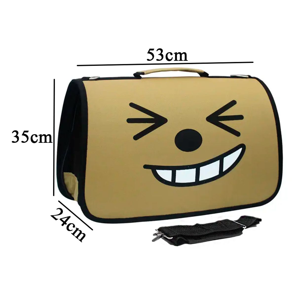 MARCA - Transportador Grande para Gato o Perro Pequeño Marrón