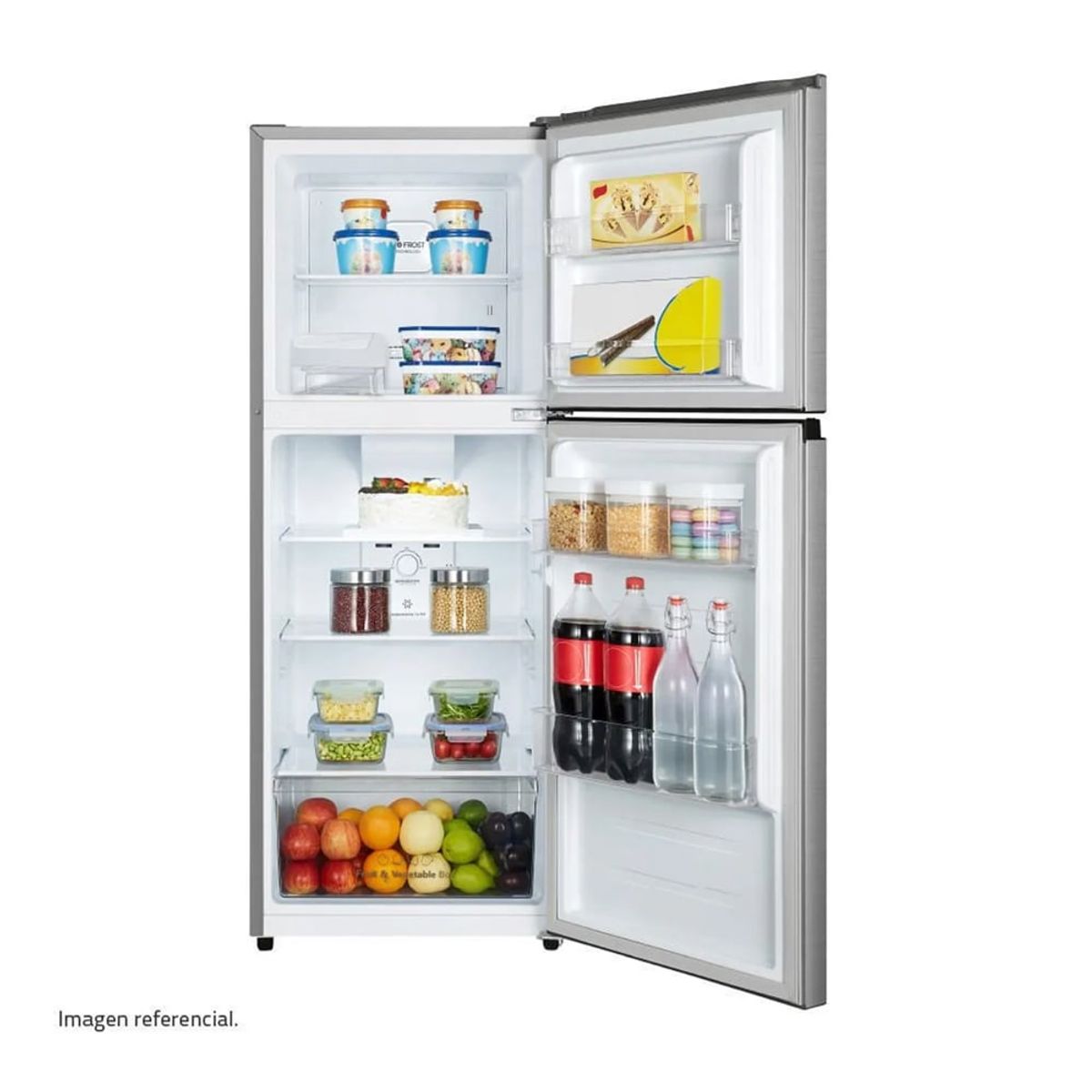INDURAMA - Refrigeradora Indurama 203 Litros Top Freezer No Frost RI-359I_.