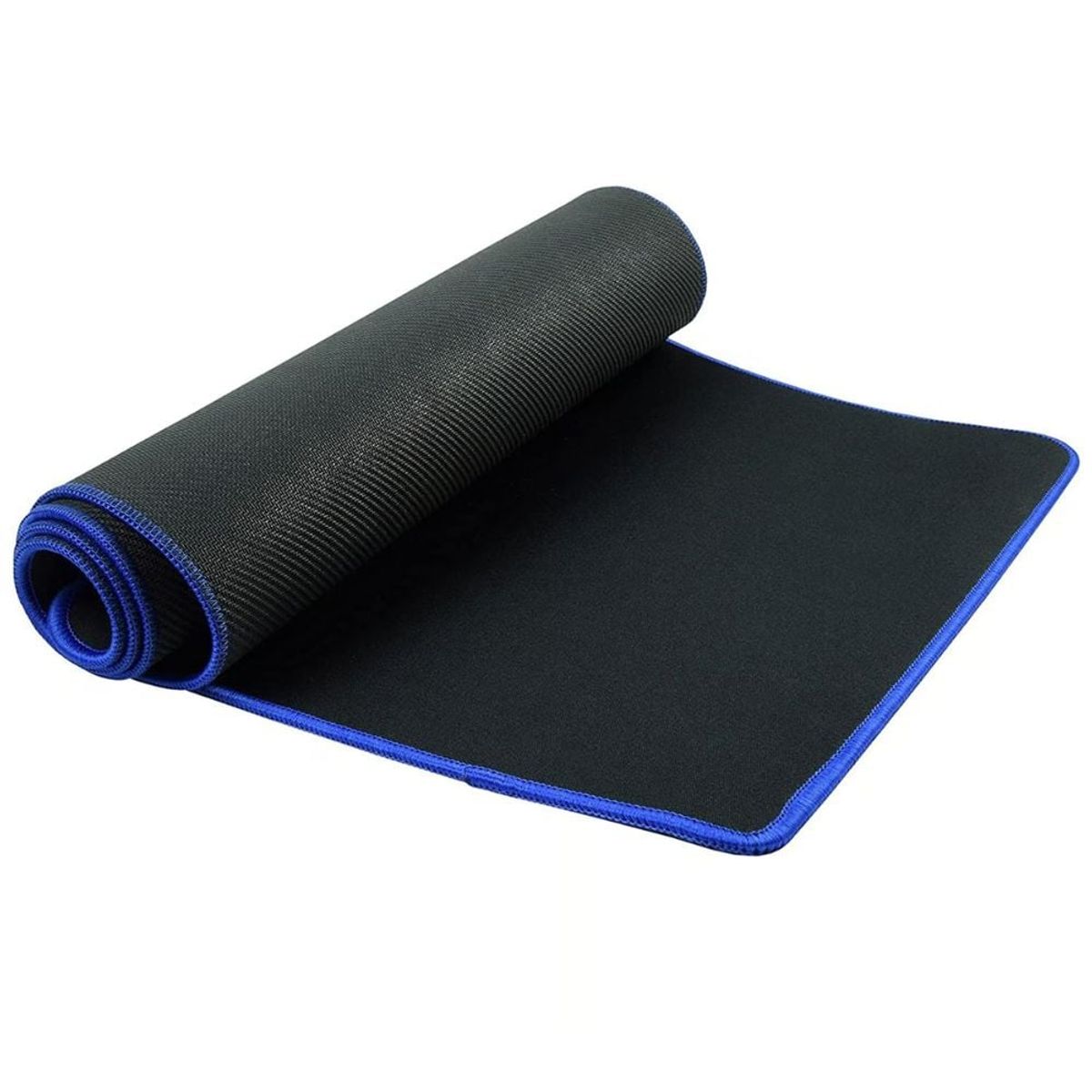 GENERICO - Pad Mouse Gaming Alfombrilla para PC De 70cm x 30cm Borde Cosido Azul