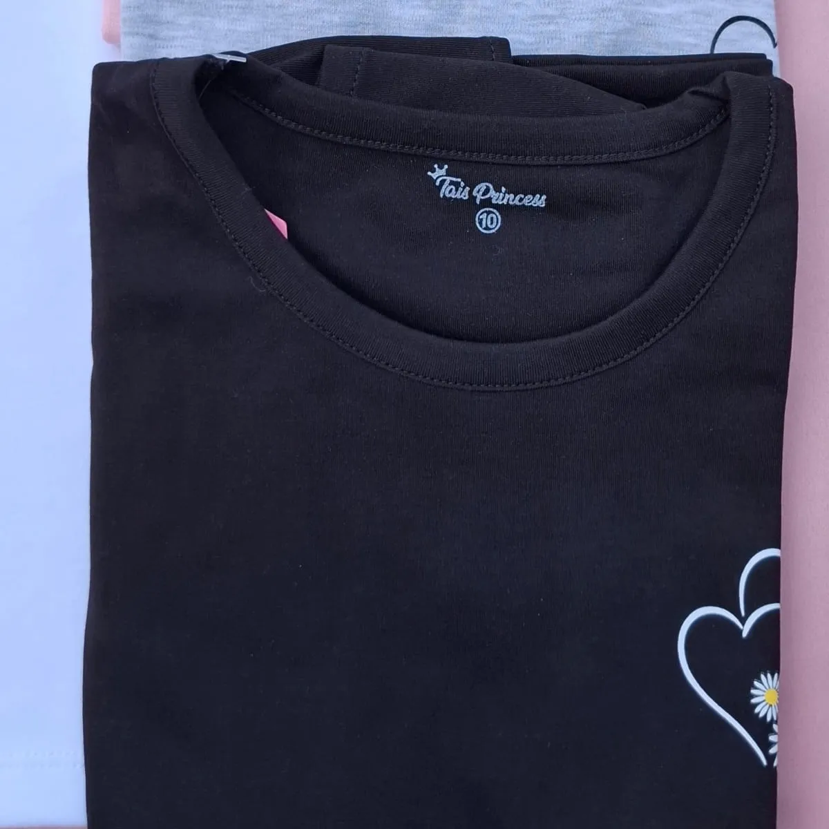 TAIS PRINCESS - Polo niñas100% algodón pima tulipan manga corta