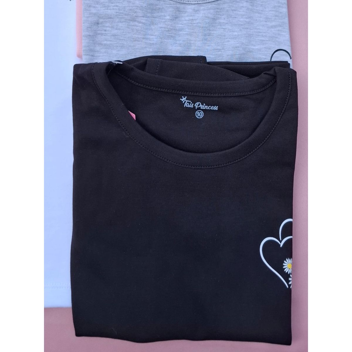 TAIS PRINCESS - Polo niñas100% algodón pima tulipan manga corta