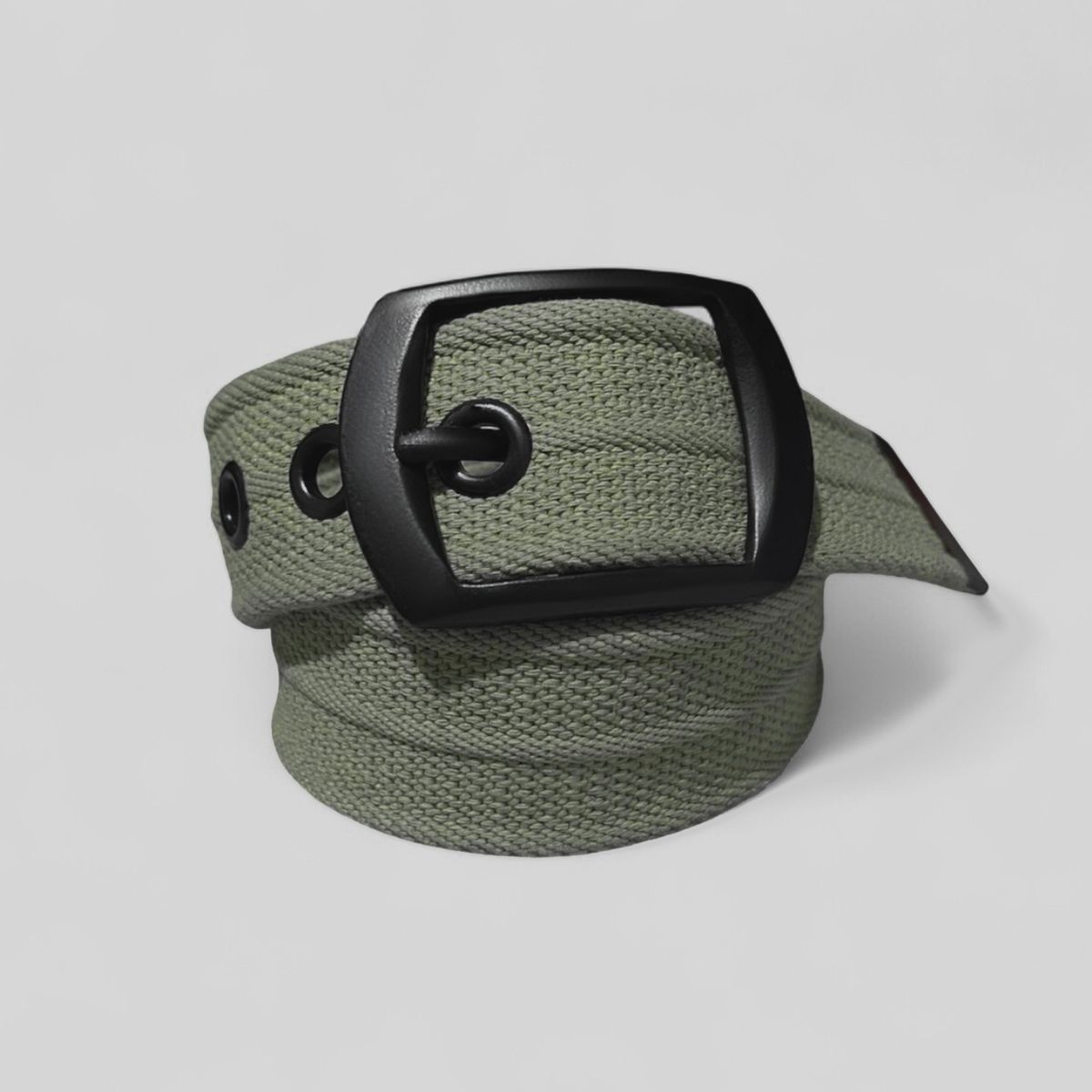 GENERICO - CORREA MILITAR CLARO CON HEBILLA PUENTE