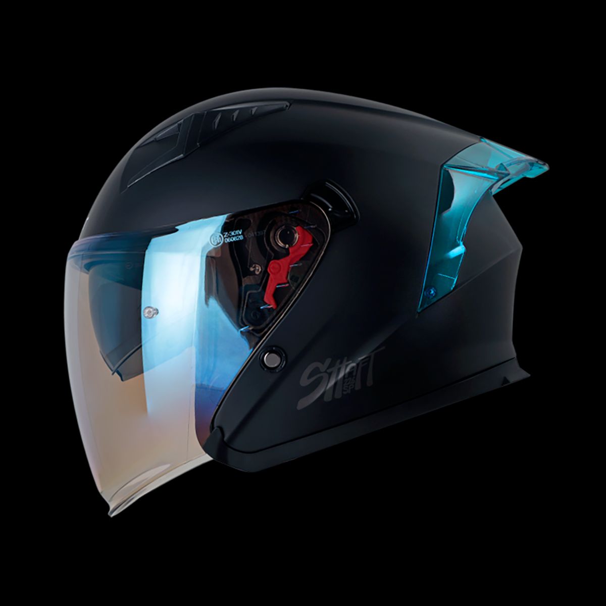 SHAFT - CASCO SH-226 SP  NEGRO MATE VI SAZ L