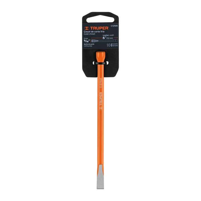 TRUPER - Cincel 5/16" X 6" de Corte Frio 12103 Truper