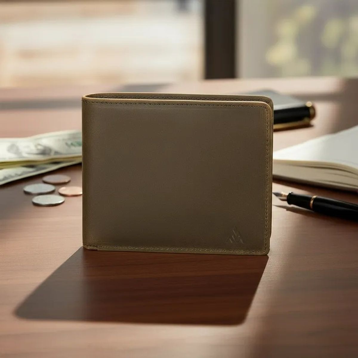 ALDEBARAN - Billetera de Cuero Vacuno De Alta Gama 8808 con Rfid Sin Broches ni Cierres