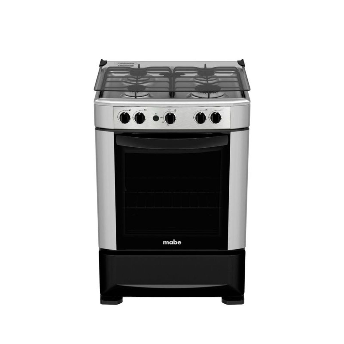 MABE - Cocina Gas Mabe CMP6011FG0 24" 4 Hornillas Grafito