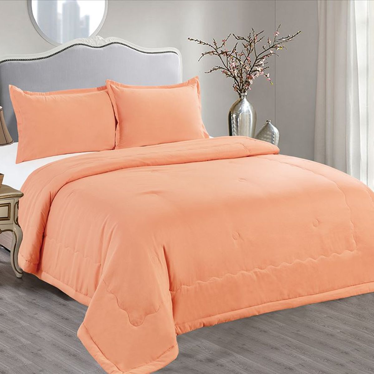 CASATEX - Set Cubrecama + Fundas de Almohada 2 plazas 100% Algodón