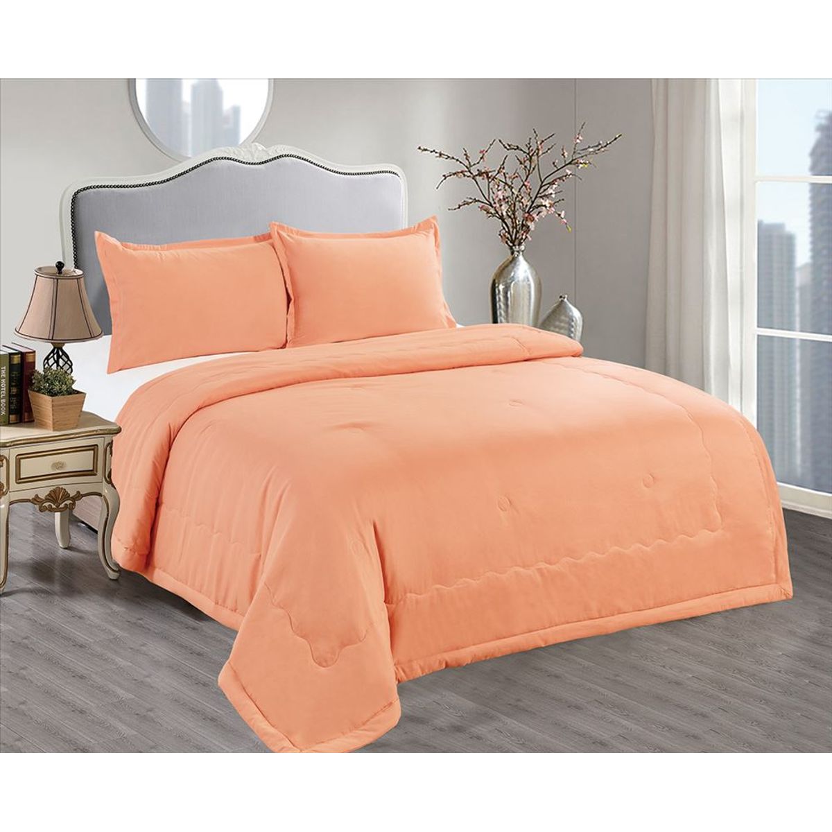 CASATEX - Set Cubrecama + Fundas de Almohada 2 plazas 100% Algodón