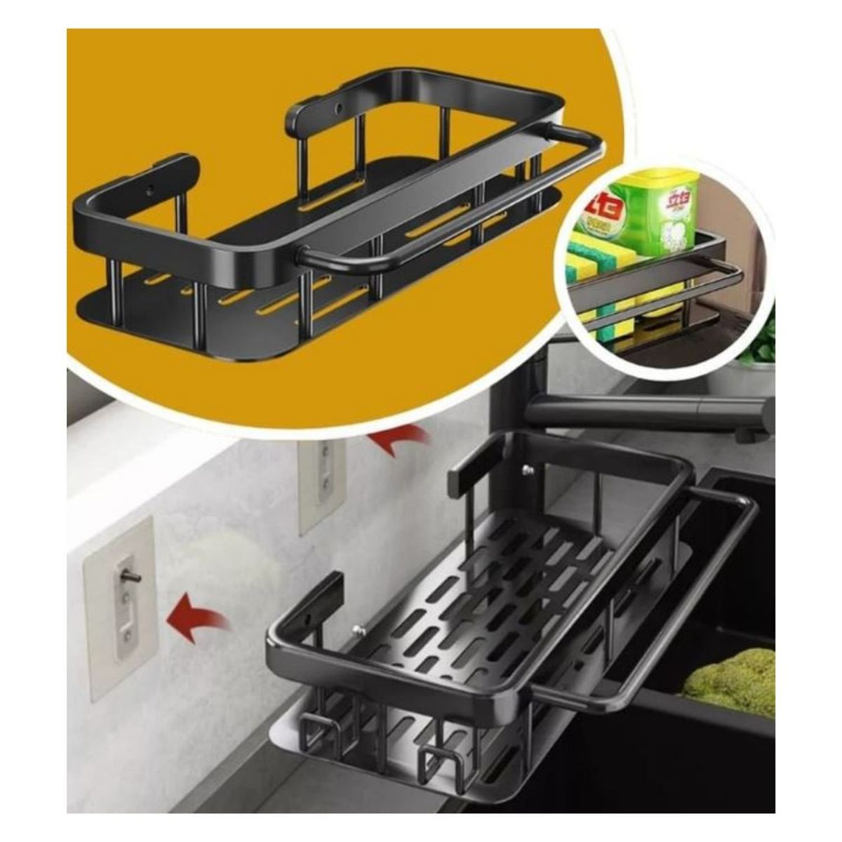 GENERICO - Bandeja Multiusos para Cocina o Baño 29x12x17