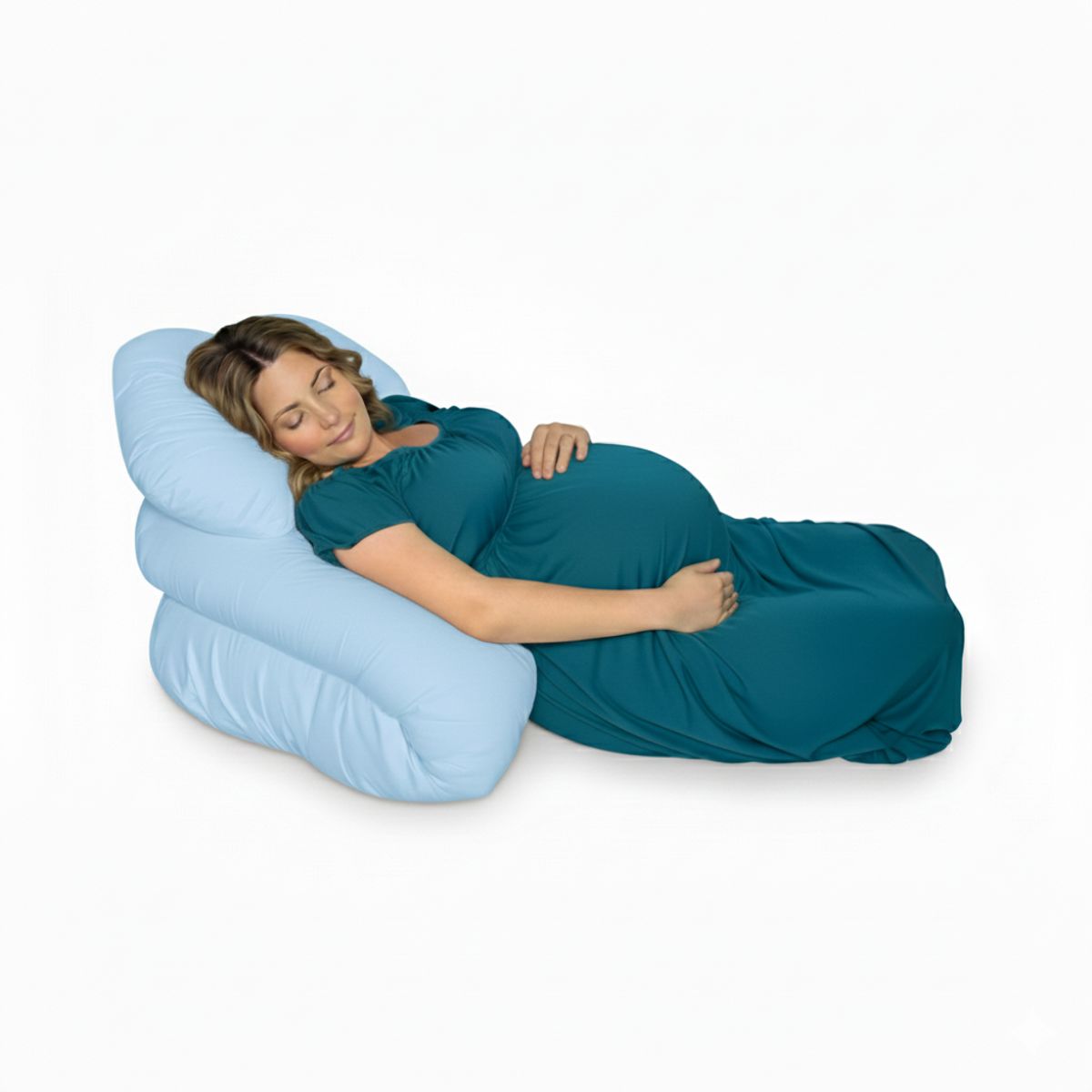 GENERICO - Almohadón Antes y Después Embarazada Lumbar Jade 360°