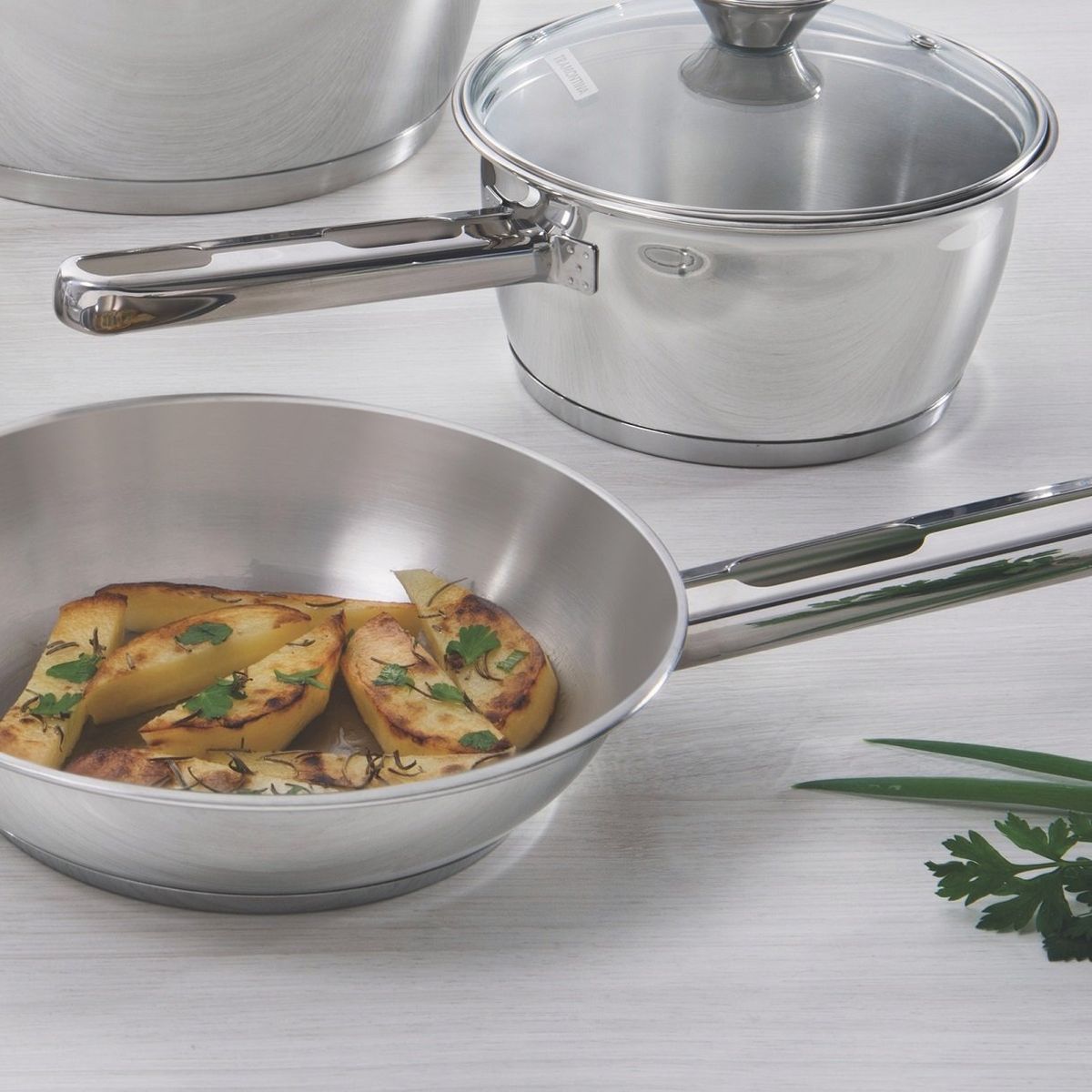 TRAMONTINA - Sartén Acero Inoxidable con fondo triple 20 cm Tramontina