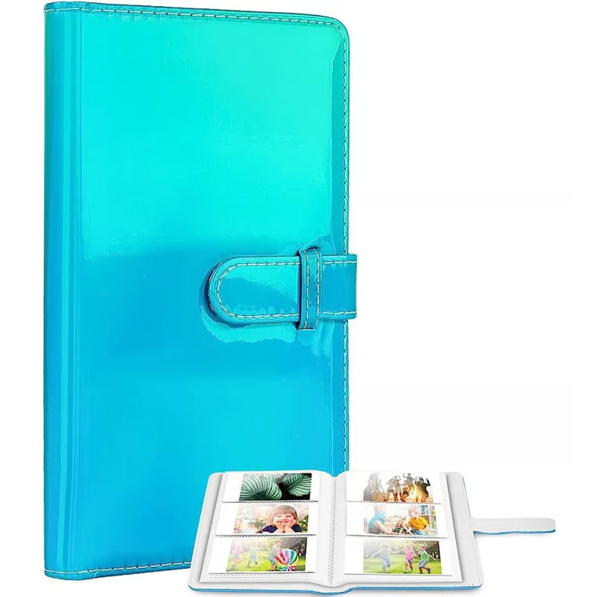 GENERICO - ALBUM PARA FOTOS INSTAX MINI AZUL BRILLANTE - 96 FOTOS