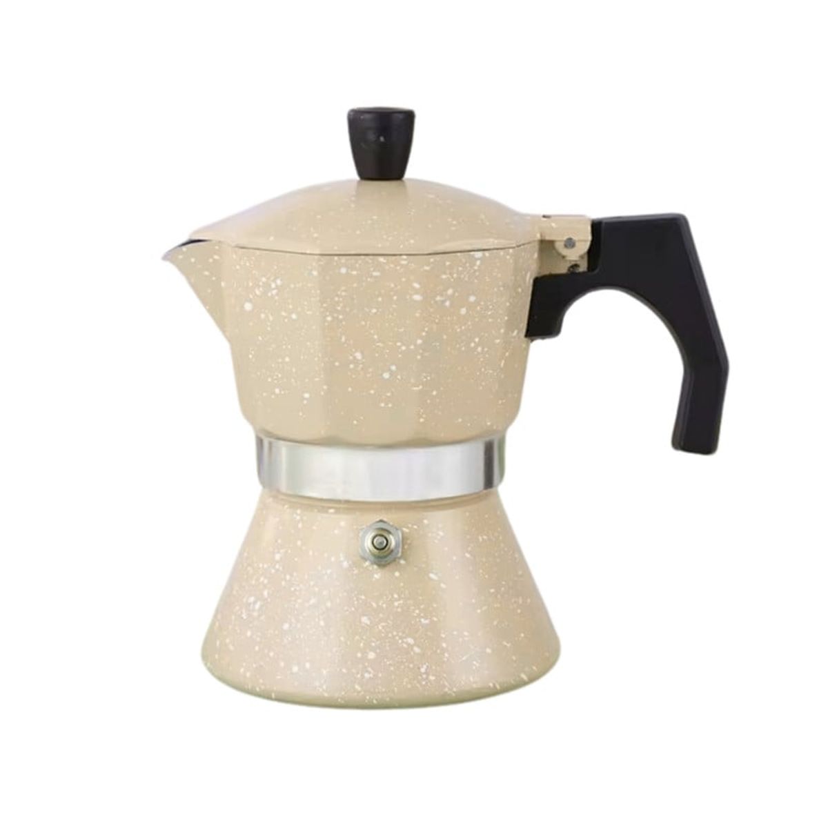 PENTHA - Cafetera Moka Italiana para Cocina de Inducción 3 Tazas Espresso Crema