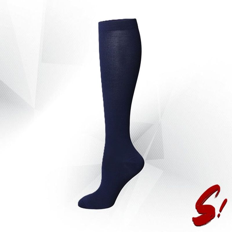 GENERICO - Medias de Compresión 20-30mmhg anti varices - Entero Azul Marino