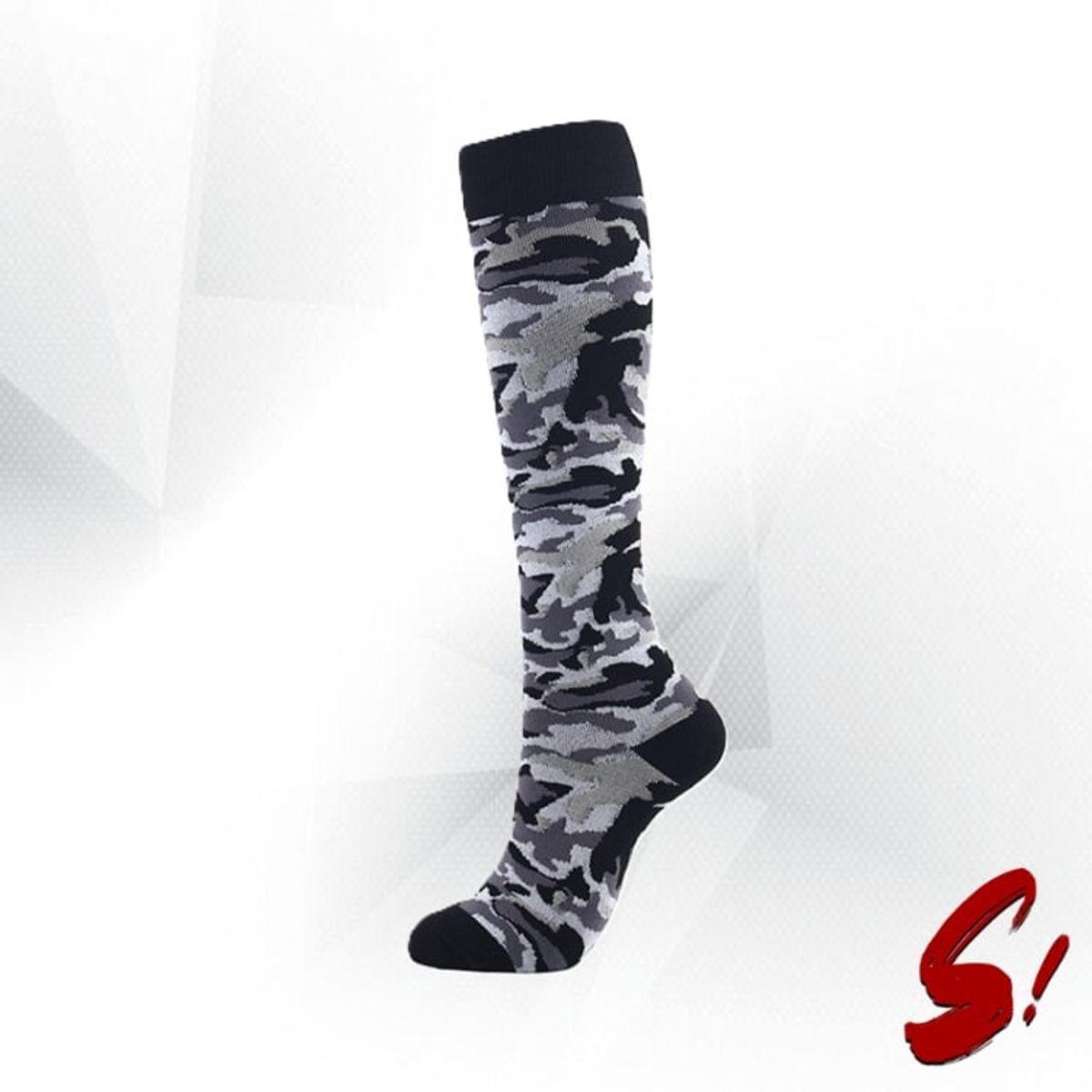 GENERICO - Medias de Compresión 20-30mmhg anti varices - Negra Camuflada