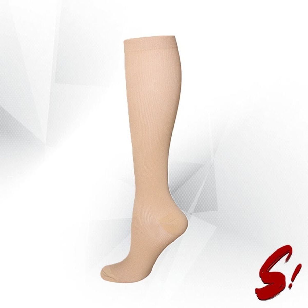 GENERICO - Medias de Compresión 20-30mmhg Entero Beige anti varices