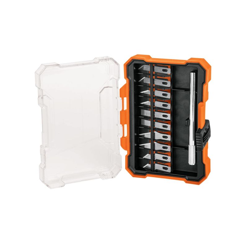 TRUPER - Juego de cuchillas con 11 piezas en estuche Truper