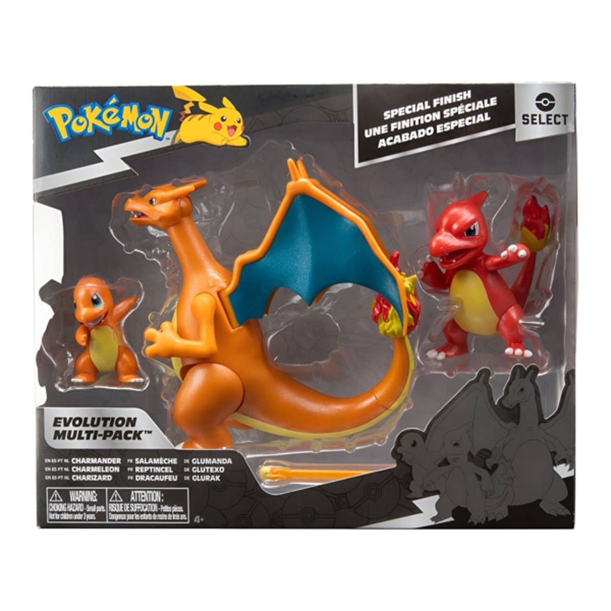 POKEMON - Pokemon Select Charizard Charmeleon Charmander
