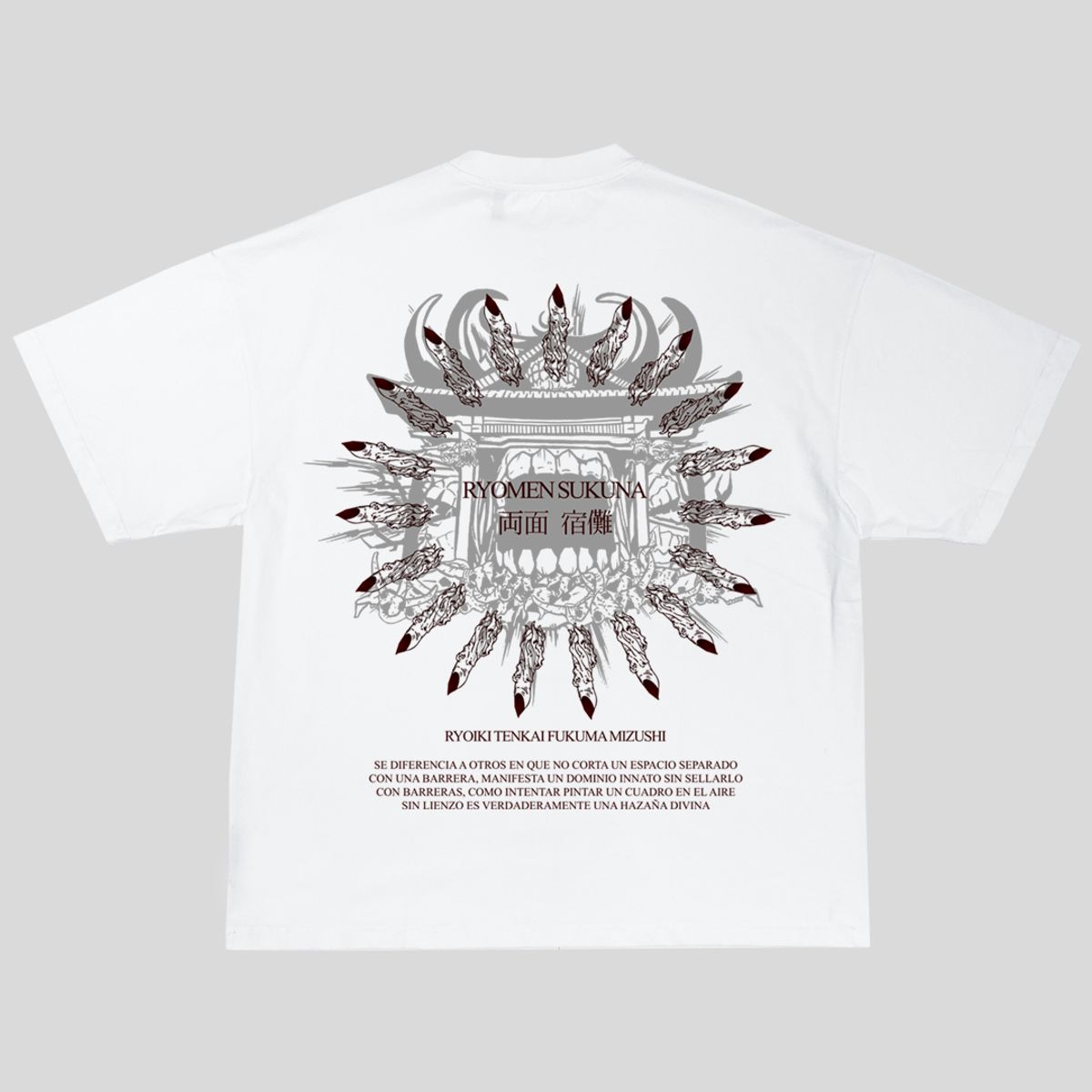 GENERICO - Polo Anime Jujutsu Kaisen - Ryomen Sukuna