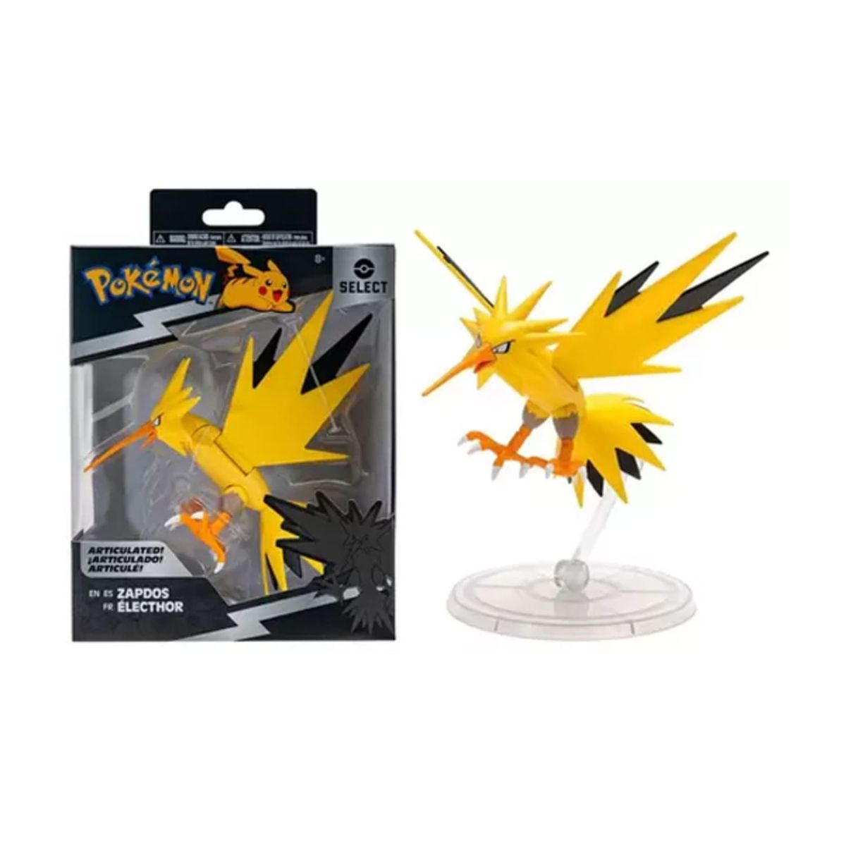 POKEMON - POKEMON ZAPDOS ARTICULABLE JAZWARES