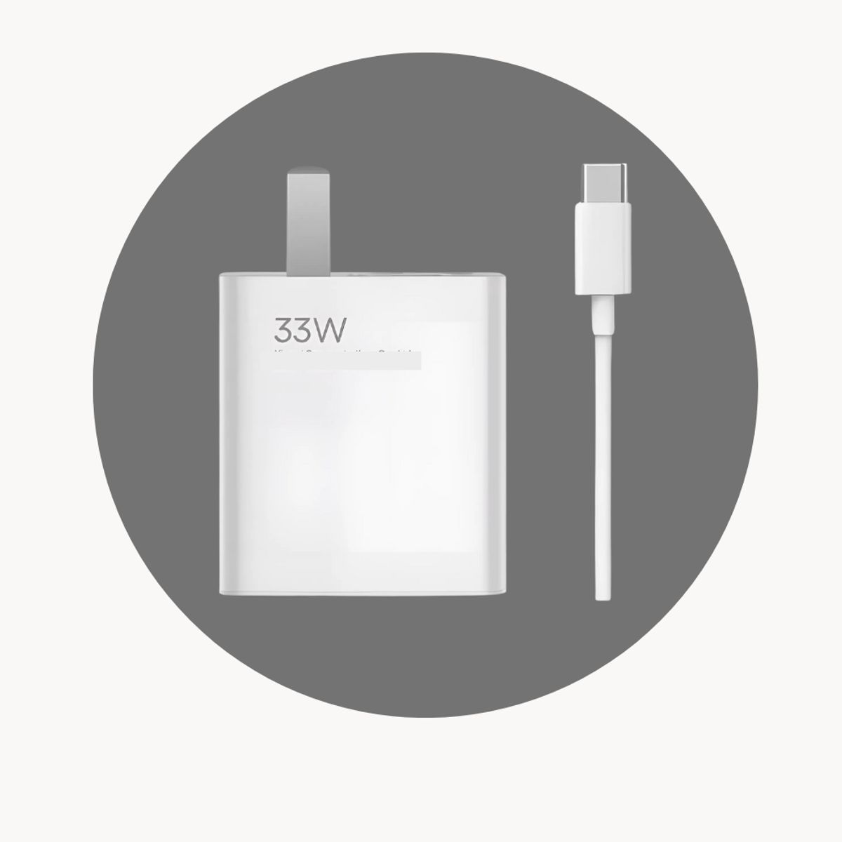 XIAOMI - Cargador XM 33W USB a Tipo C Carga Rapida