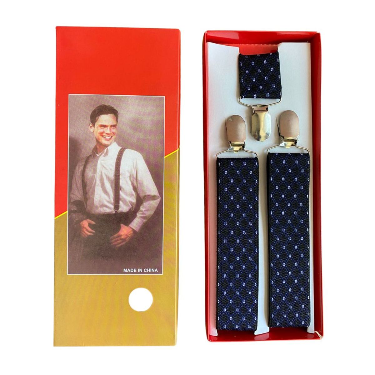 KAST PE - Tirantes elasticados para pantalón de hombre modelo SIMON